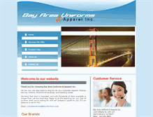 Tablet Screenshot of bauniformsinc.com